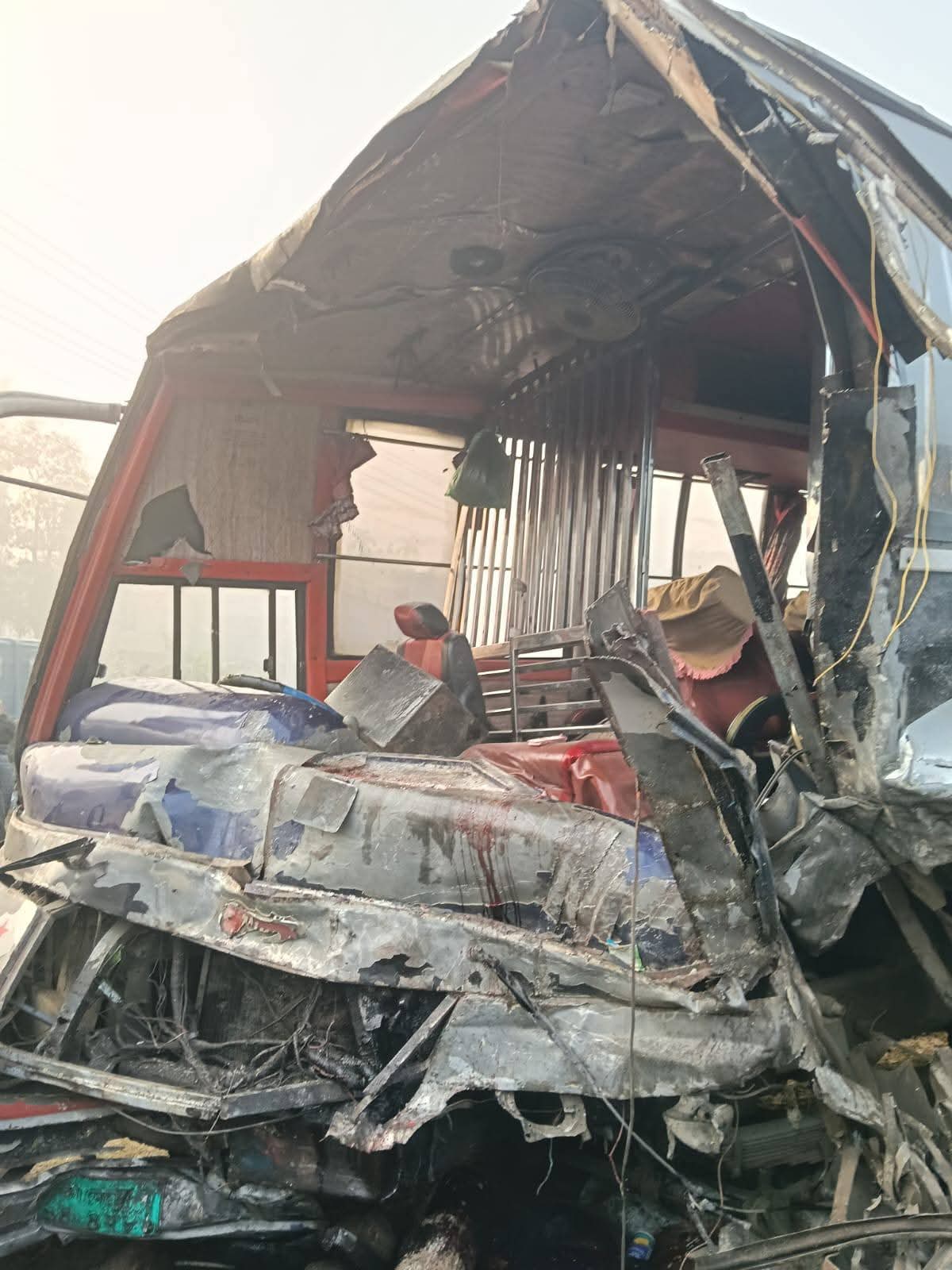 ওসমানীনগরে ২ বাসের মুখোমুখি সংঘর্ষে ২ জন নিহত, আহত অন্তত ১২